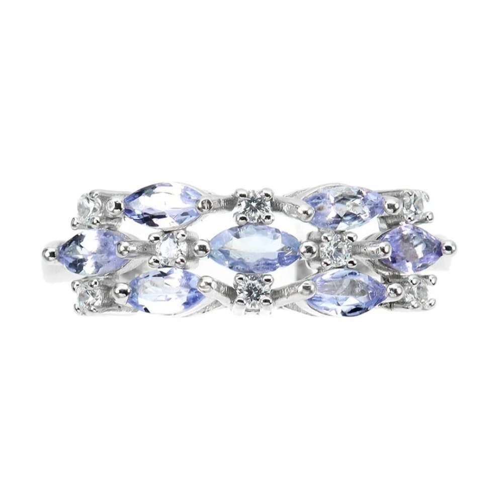 Tanzanite Ring, Estate Statement Ring, Cocktail B… - image 1
